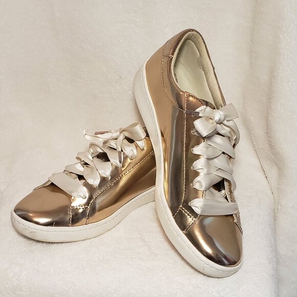 Kate Spade Keds 'Specchio' Rose Gold and 'Champion' Glitter Sneaker Rose Gold - Picture 6 of 9